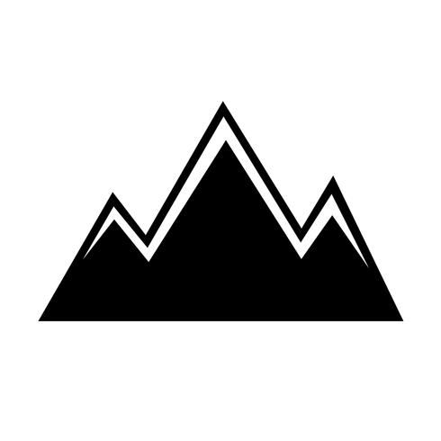 Sign of Mountain icon 574641 Vector Art at Vecteezy