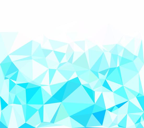 Blue Polygonal Mosaic Background, Creative Design Templates vector