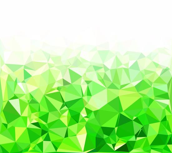 Green Polygonal Mosaic Background, Creative Design Templates vector