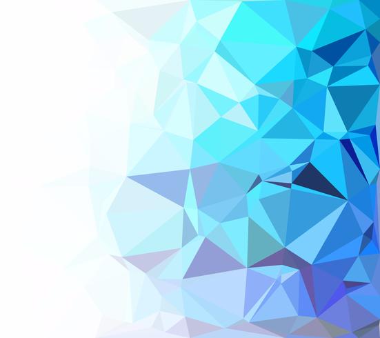 Blue Polygonal Mosaic Background, Creative Design Templates vector