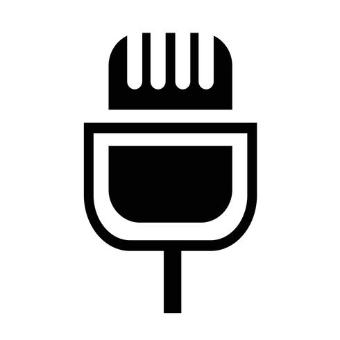 Sign of microphone icon vector