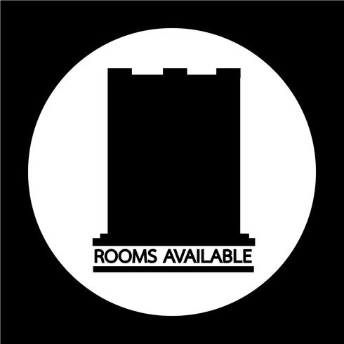 Room Available icon vector