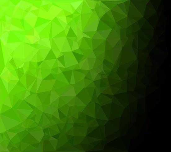 Green Polygonal Mosaic Background, Creative Design Templates vector