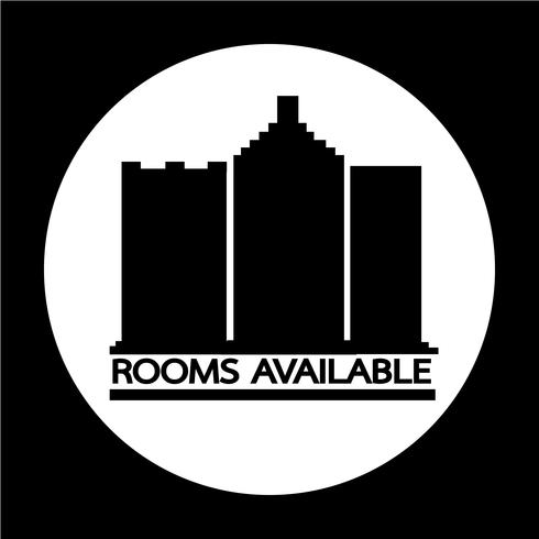 Room Available icon vector
