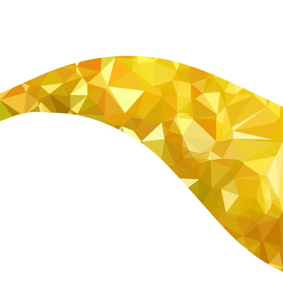 Yellow Polygonal Mosaic Background, Creative Design Templates 574720
