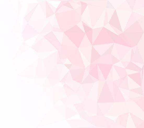 Pink Polygonal Mosaic Background, Creative Design Templates vector