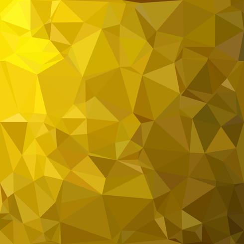 Fondo amarillo mosaico poligonal, plantillas de diseño creativo vector