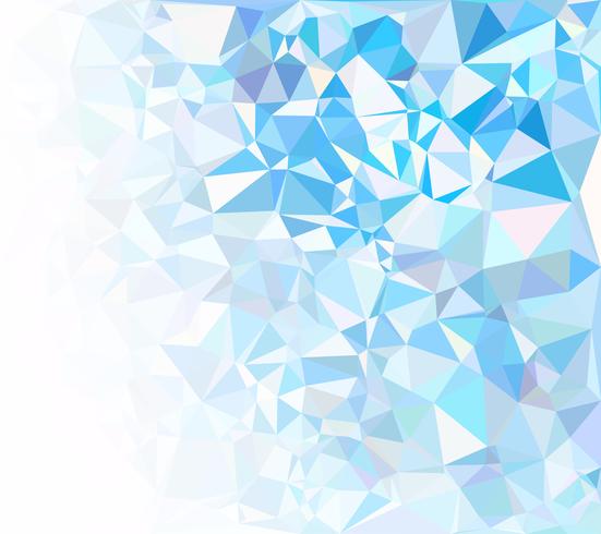 Blue Polygonal Mosaic Background, Creative Design Templates vector