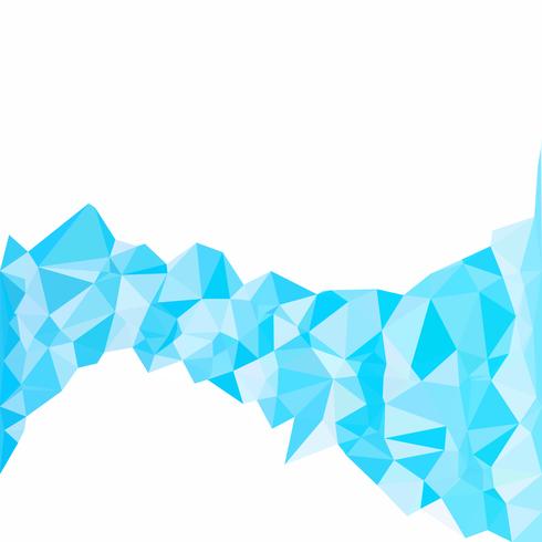 Blue Polygonal Mosaic Background, Creative Design Templates vector