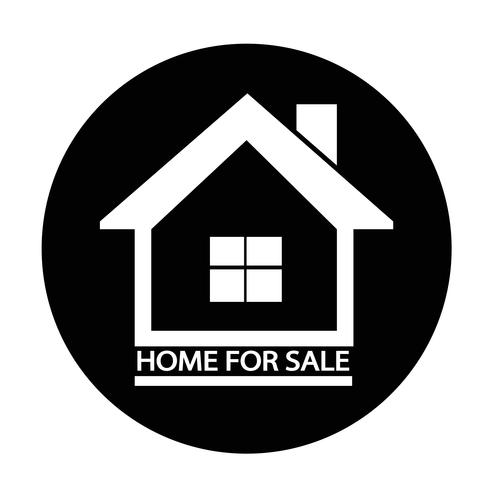 Home For Sale icon vector