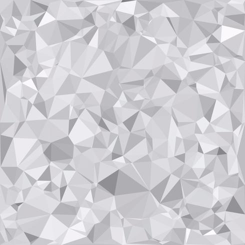 Fondo gris mosaico poligonal, plantillas de diseño creativo vector