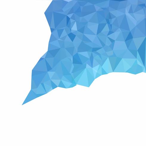 Blue Polygonal Mosaic Background, Creative Design Templates vector