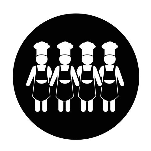 Chef people Icon vector