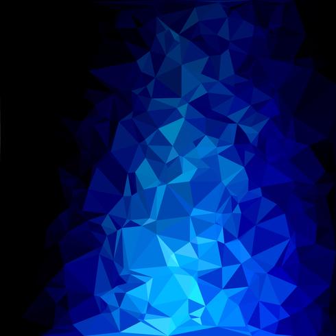 Blue Polygonal Mosaic Background, Creative Design Templates vector