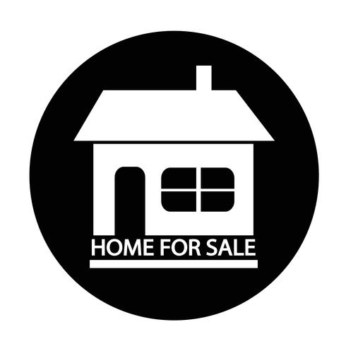 Home For Sale icon vector
