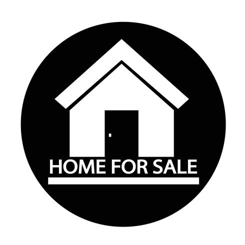 Home For Sale icon vector