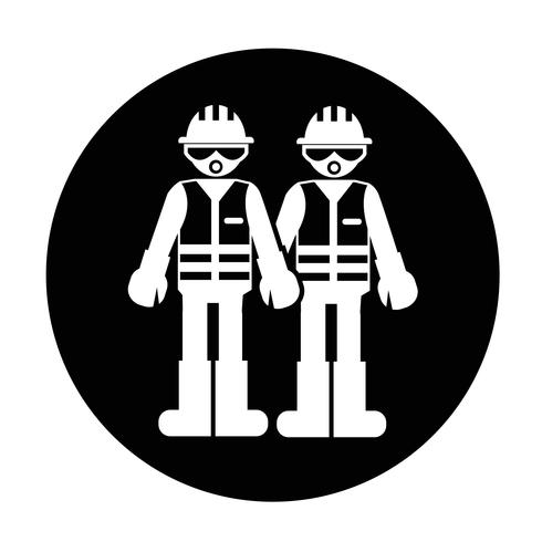 Worker People Icon vector