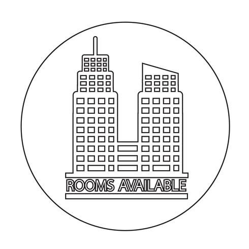 Room Available icon vector