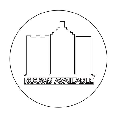 Room Available icon vector