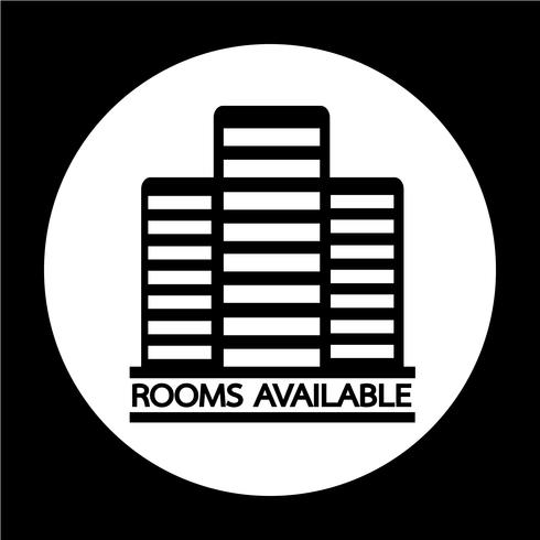 Room Available icon vector