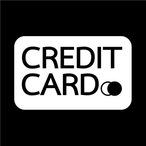 credit card icon vector