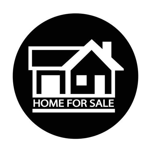 Home For Sale icon vector