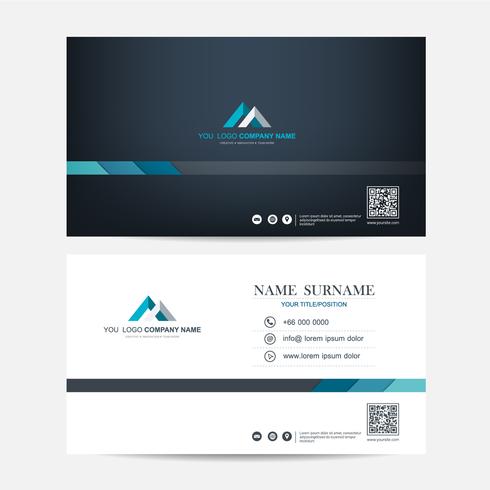 Business card vector background