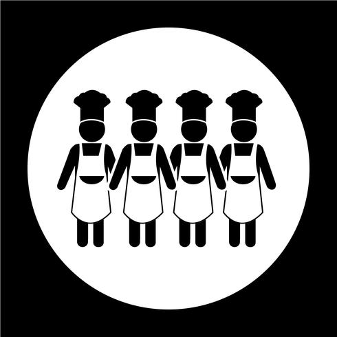 Chef people Icon vector