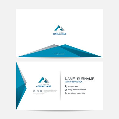 Business card vector background