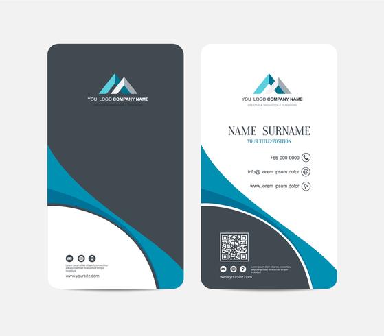 Business card vector background