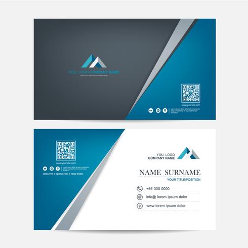 Business card vector background