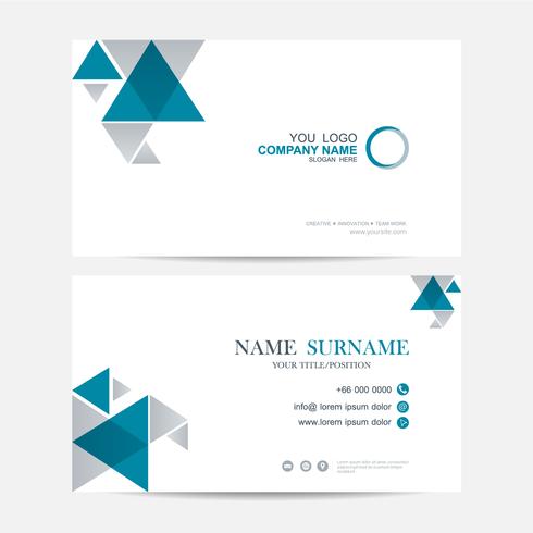 Business card vector background