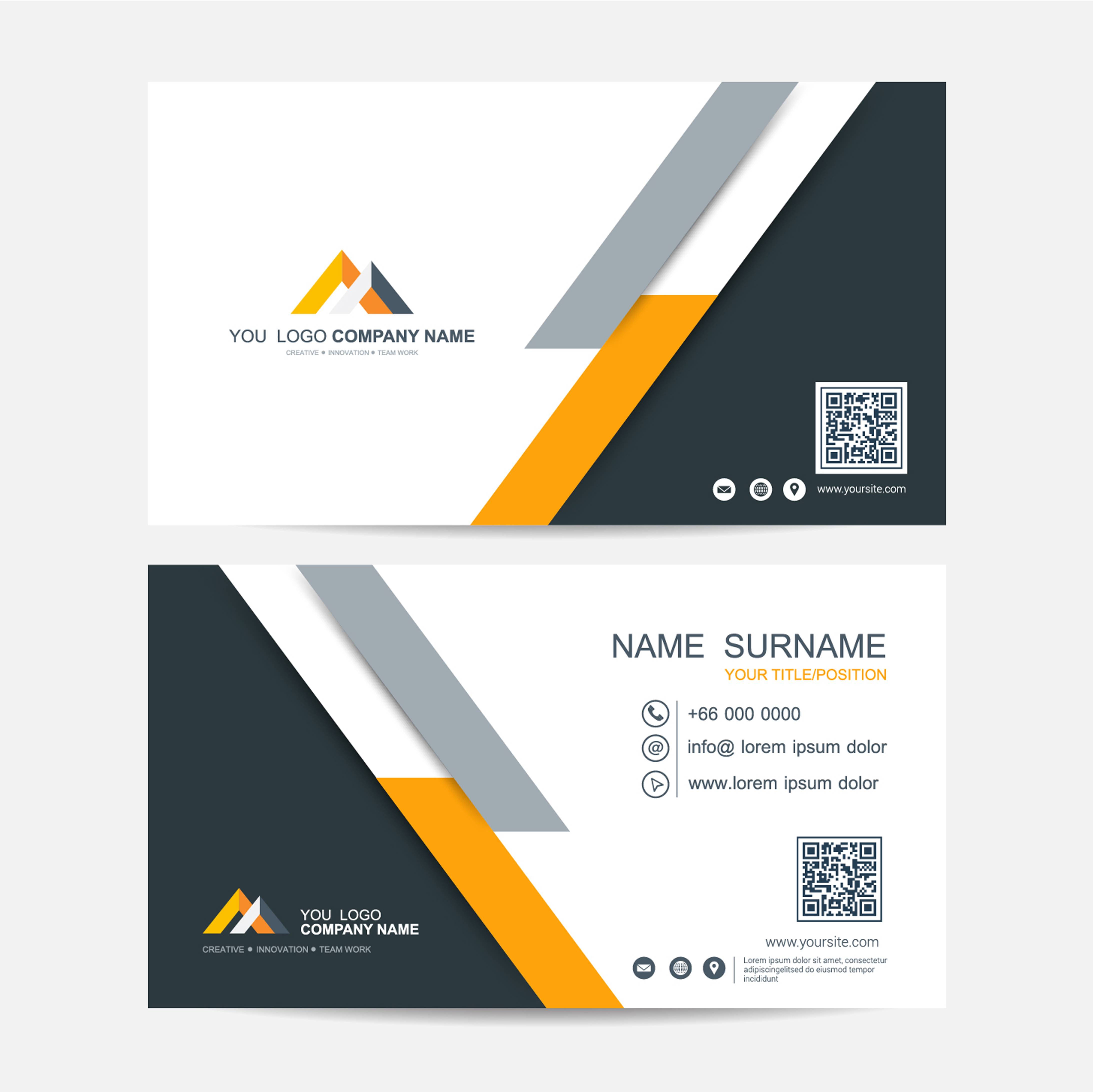 background visit card vector