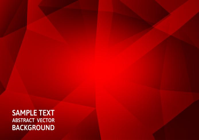 Red color polygon abstract background technology modern design with copy space, Vector Illustration