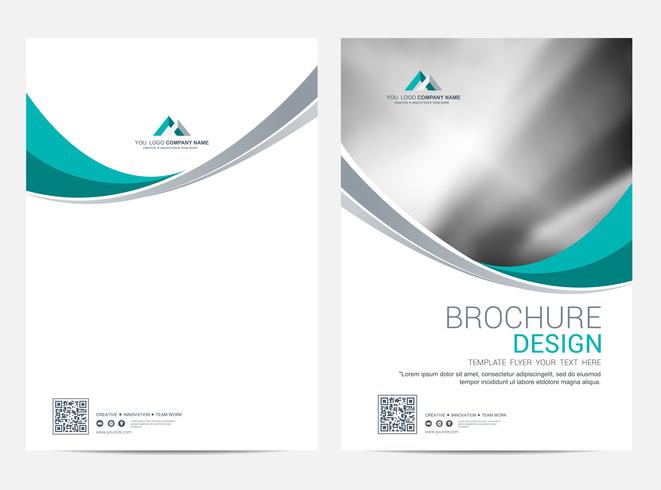 Brochure Layout template, cover design background vector