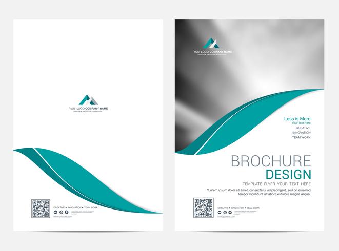 Brochure Layout template, cover design background vector