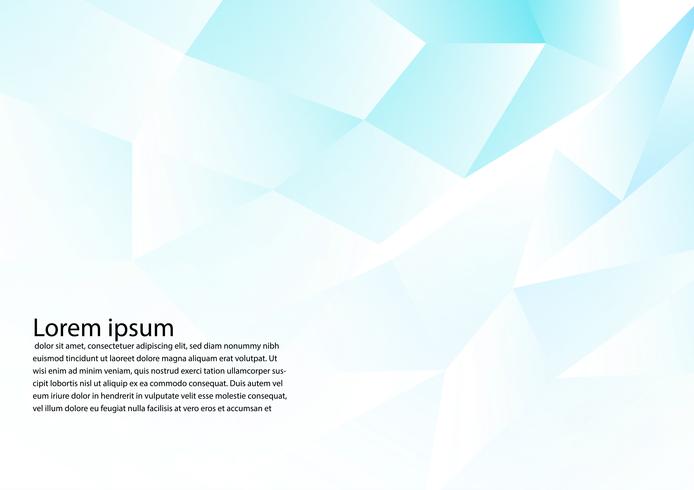 White and blue color polygon abstract background, Vector illustration modern design