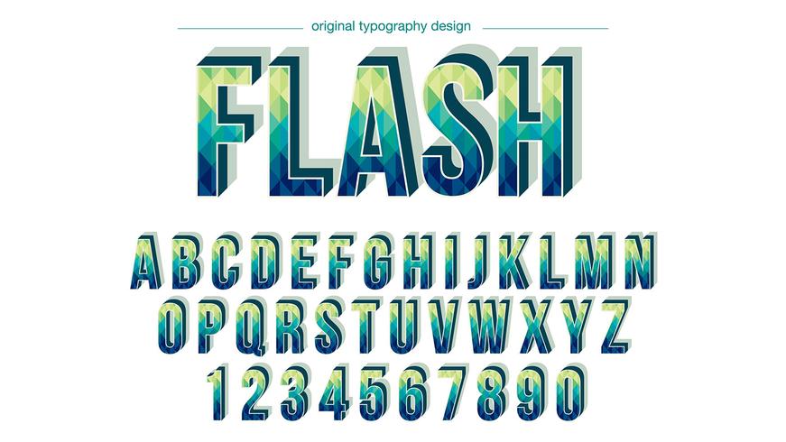 Colorful Typography Design vector