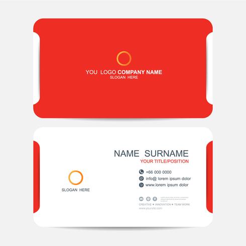 Business card vector background