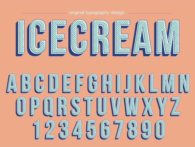 Bold Light Blue Typography vector