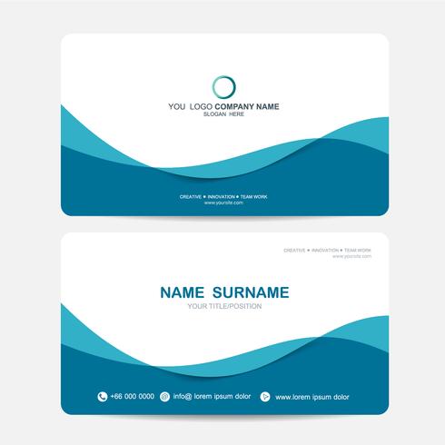 Business card vector background