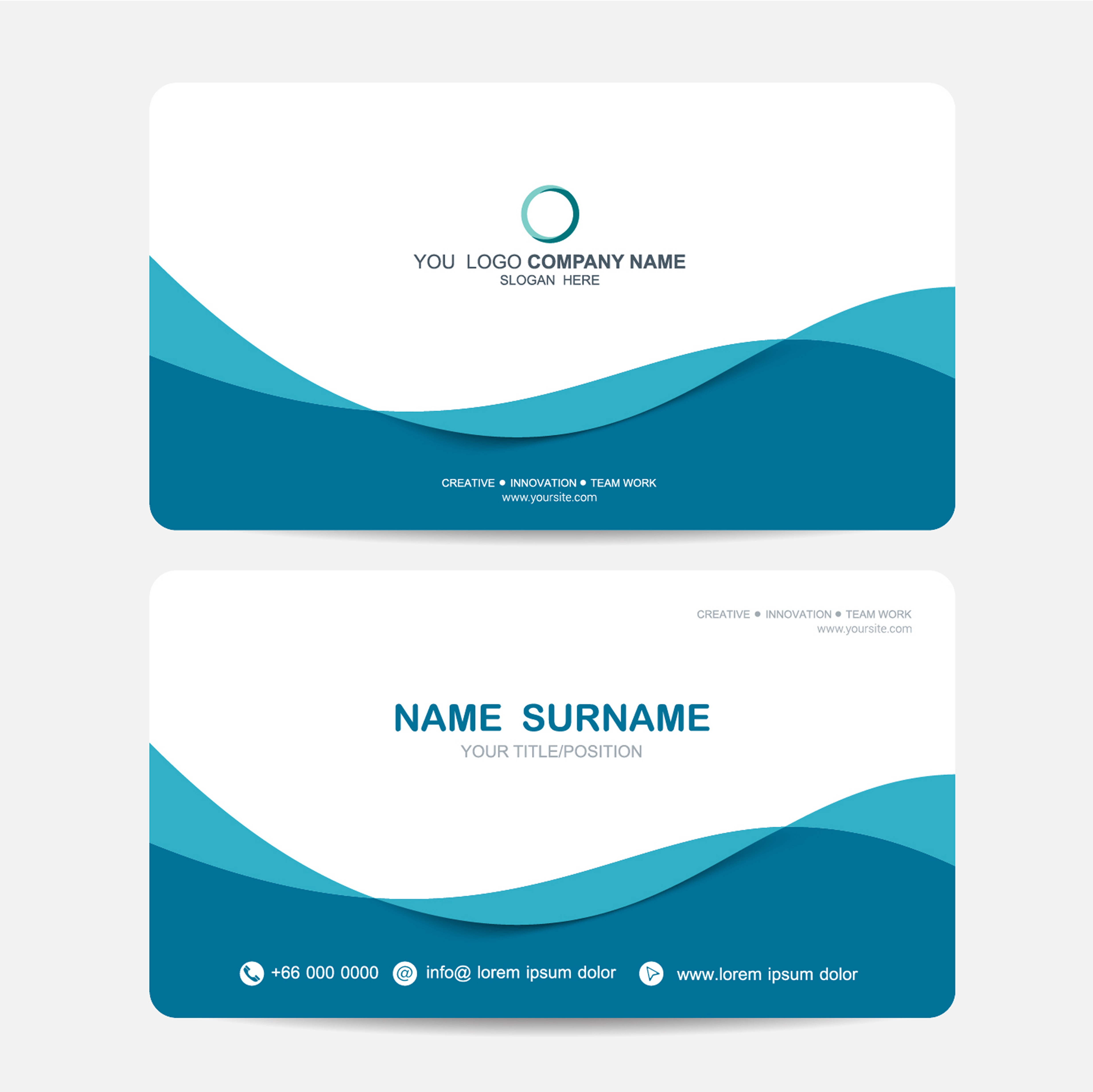 background visit card vector