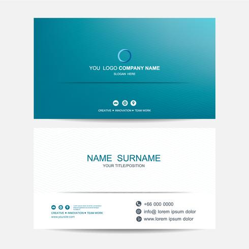 Business card vector background