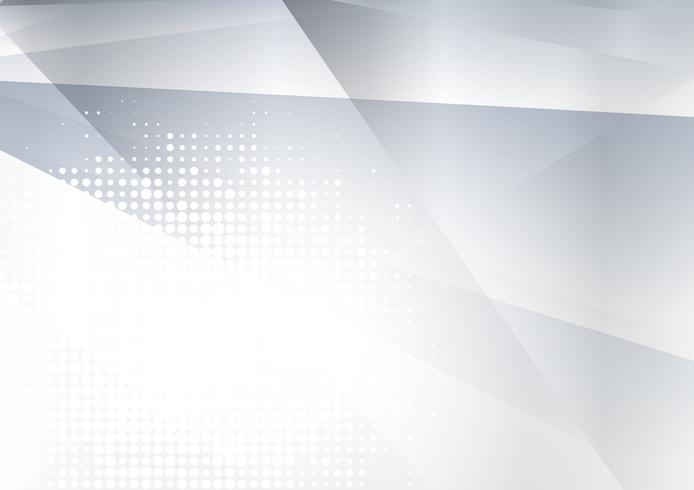 Gray and Silver geometric abstract vector background with copy space