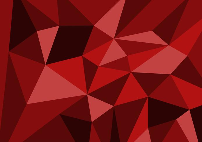 Red color polygon abstract background technology modern, Vector illustration with copy space