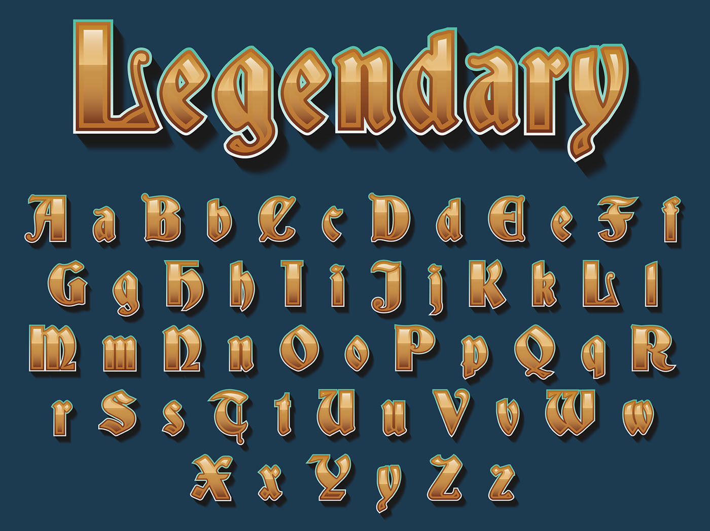 Medieval Font Free Vector Art - (12 Free Downloads)