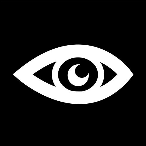 Eye icon vector illustration