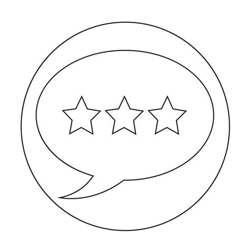 Speech bubble icon vector