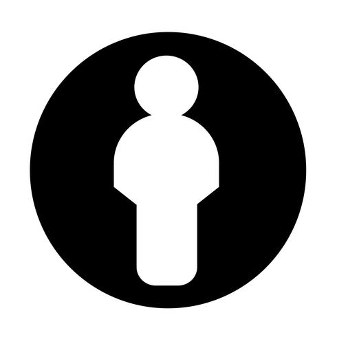 Sign of people icon vector