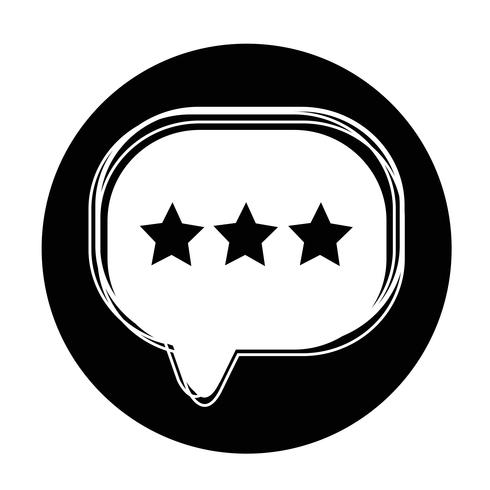 Speech bubble icon vector